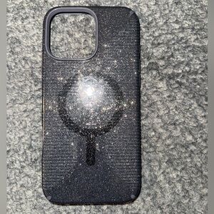 Glitter Black Phone Case